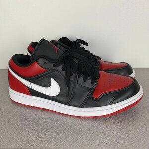 Jordan 1 Low Alternate Bred Toe 553558-066 Men's size 10.5